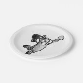 ピックボール星 ペーパープレート (アングル)