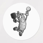 ピックボール星 ラベル (デザイン2)