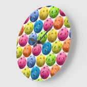 ピックボール時計 ラージ壁時計 (傾斜)