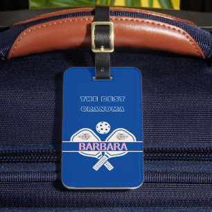 ピックボール最高のおばあんフローラパドル ラゲッジタグ