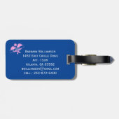 ピックボール最高のおばあんフローラパドル ラゲッジタグ (裏面横)