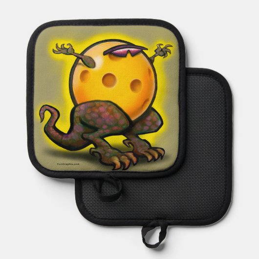 ピックボール獣 鍋敷き (正面/裏面)