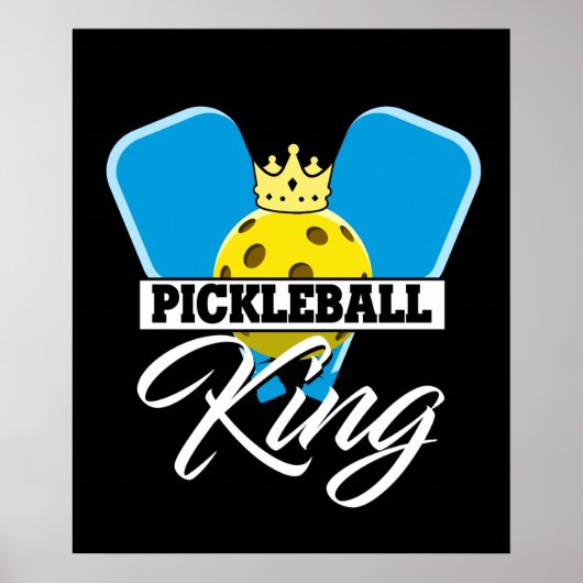 ピックボール王おもしろい王 – Pickleball Champion ポスター (正面)