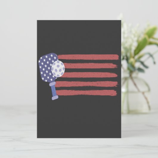ピックボール米国国旗アメリカ愛国的ピックボール シーズンカード (スタンド正面)