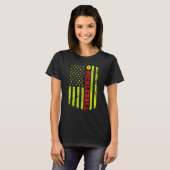 ピックボール米州旗 Tシャツ (正面フル)
