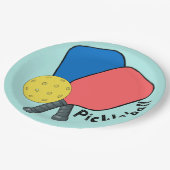 ピックボール紙プレートズバイデブジェフリー ペーパープレート (アングル)