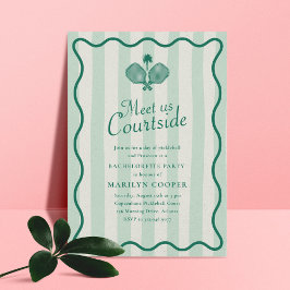 ピックボール美学エレガントバチェロレッテ 招待状