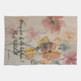 ピックボール茶タオル キッチンタオル