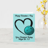 ピックボール評価バレンタインハートブルーピックボール カード (黄色い花)