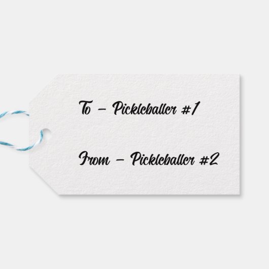 ピックボール評価バレンタイン赤と白ハート ギフトタグ (裏面横)