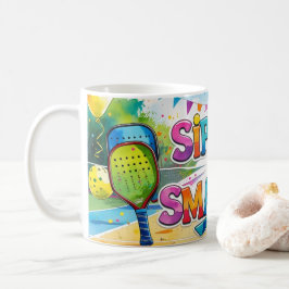 ピックボール誕生日をテーマにした コーヒーマグカップ