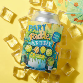 ピックボール誕生日をテーマにした 缶クーラー