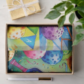 ピックボール誕生日をテーマにした 薄葉紙 (ギフト)