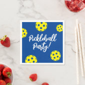 ピックボール誕生日パーティナプキン スタンダードカクテルナプキン (インサイチュ)