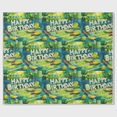 ピックボール誕生日パーティーをテーマにした ラッピングペーパー (フラット)