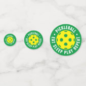 ピックボール誕生日パーティー紙吹雪のお祝い コンフェッティ (裏面)