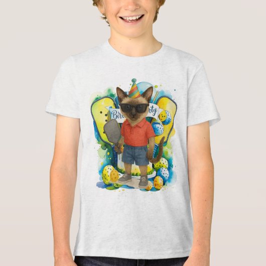 ピックボール誕生日パーティー トライブレンドTシャツ (正面)