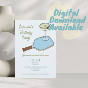 ピックボール誕生日パーティー 招待状