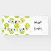 ピックボール誕生日パーティー 横断幕 (横)