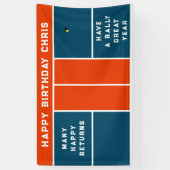 ピックボール誕生日パーティー 横断幕 (縦)