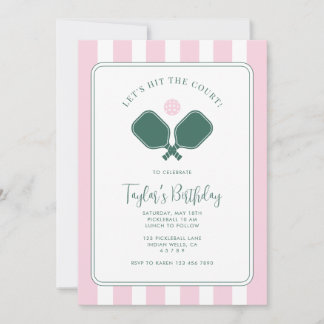 ピックボール誕生日招待状 招待状