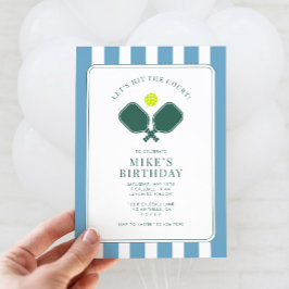 ピックボール誕生日招待状 招待状