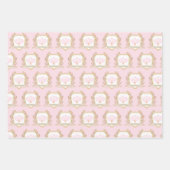 ピックボール誕生日 ラッピングペーパーシート (正面)