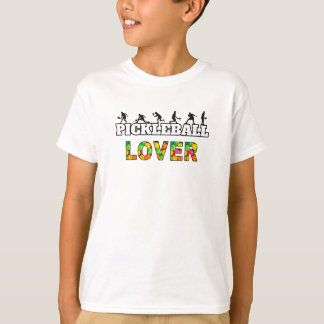 ピックボール語オースシルエット恋人ボール Tシャツ