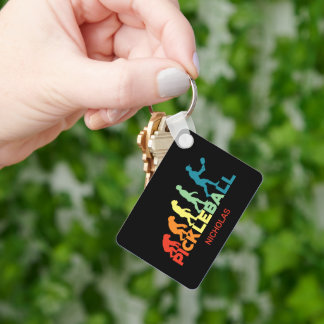 ピックボール進化おもしろい名前をカスタムする キーホルダー