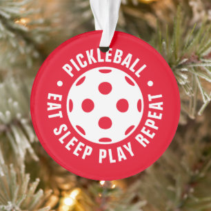 ピックボール選手のためのクリスマスツリーオーナメントギフト オーナメント