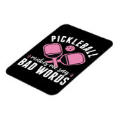 ピックボール選手のピックボールが私を悪いと言わせる マグネット (左側)