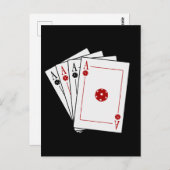 ピックボール選手のピックボールカード ポストカード (正面/裏面)