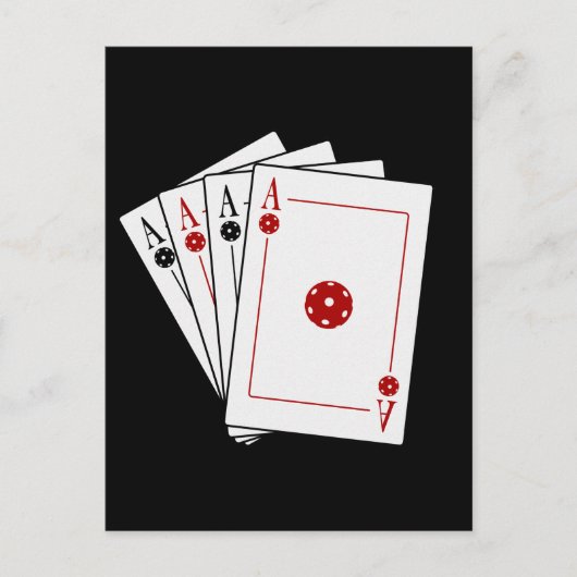 ピックボール選手のピックボールカード ポストカード (正面)