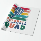 ピックボール選手ギフトアイディア ラッピングペーパー (アンロールド)