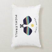 ピックボール選手ギフトピースラブ&ピックボール アクセントクッション (正面(垂直))
