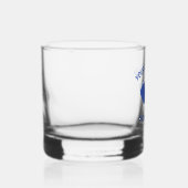 ピックボール選手クラブチーム名パーソナライズされた ウイスキーグラス (右)