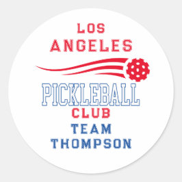 ピックボール選手トーナメントピックルクラブチームトリップ ラウンドシール
