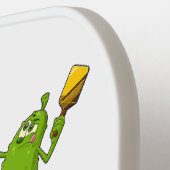 ピックボール選手パーソナライズされた名パドル ピックルボールラケット (左詳細)