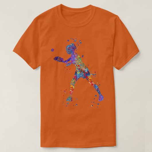 ピックボール選手 Tシャツ (デザイン正面)