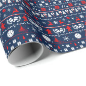 😄ピックボール🎄醜いクリスマスセータースタイル ラッピングペーパー (ロールコーナー)