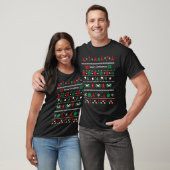 🎅ピックボール🎄醜いクリスマスセータースタイル Tシャツ (ユニセックス)