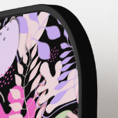 ピックボール離れパドル：抽象芸術（黒/緑） ピックルボールラケット (左詳細)