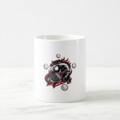 ピックボール馬好き コーヒーマグカップ (中央)