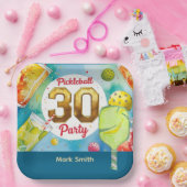 ピックボール30歳の誕生日パーティー ペーパープレート (パーティー)