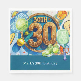 ピックボール30th誕生日パーティー スタンダードランチョンナプキン