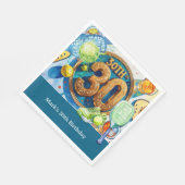 ピックボール30th誕生日パーティー スタンダードランチョンナプキン (角)