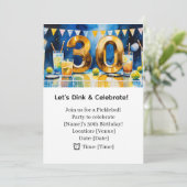 ピックボール30th誕生日パーティー 招待状 (スタンド正面)