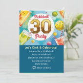 ピックボール30th誕生日パーティー 招待状 (スタンド正面)