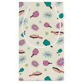 ピックボール！おもしろいカラフル型 スモールペーパーバッグ (裏面)