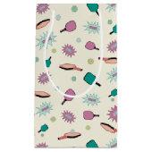 ピックボール！おもしろいカラフル型 スモールペーパーバッグ (正面)